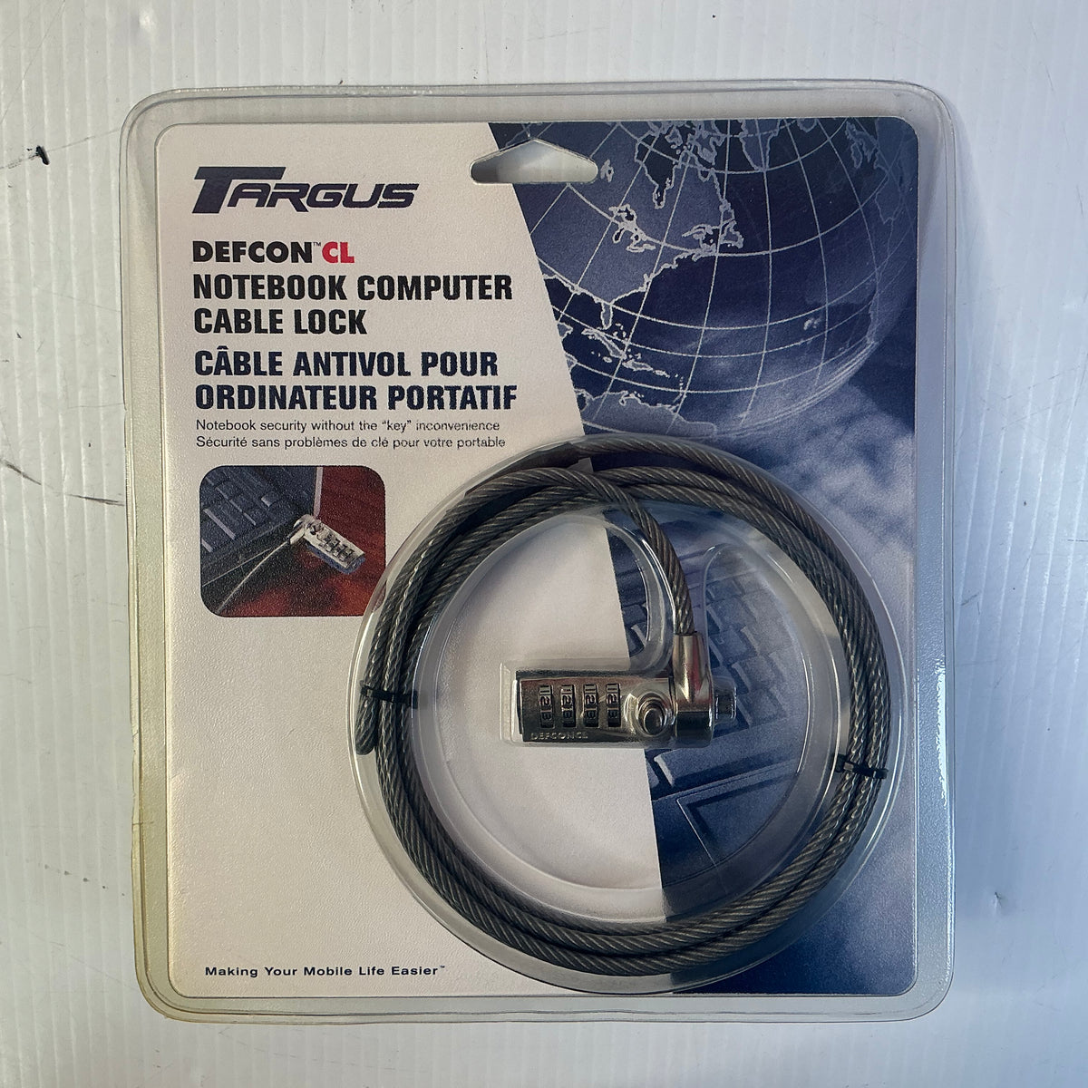 Targus DEFCON CL Notebook Computer Cable Lock