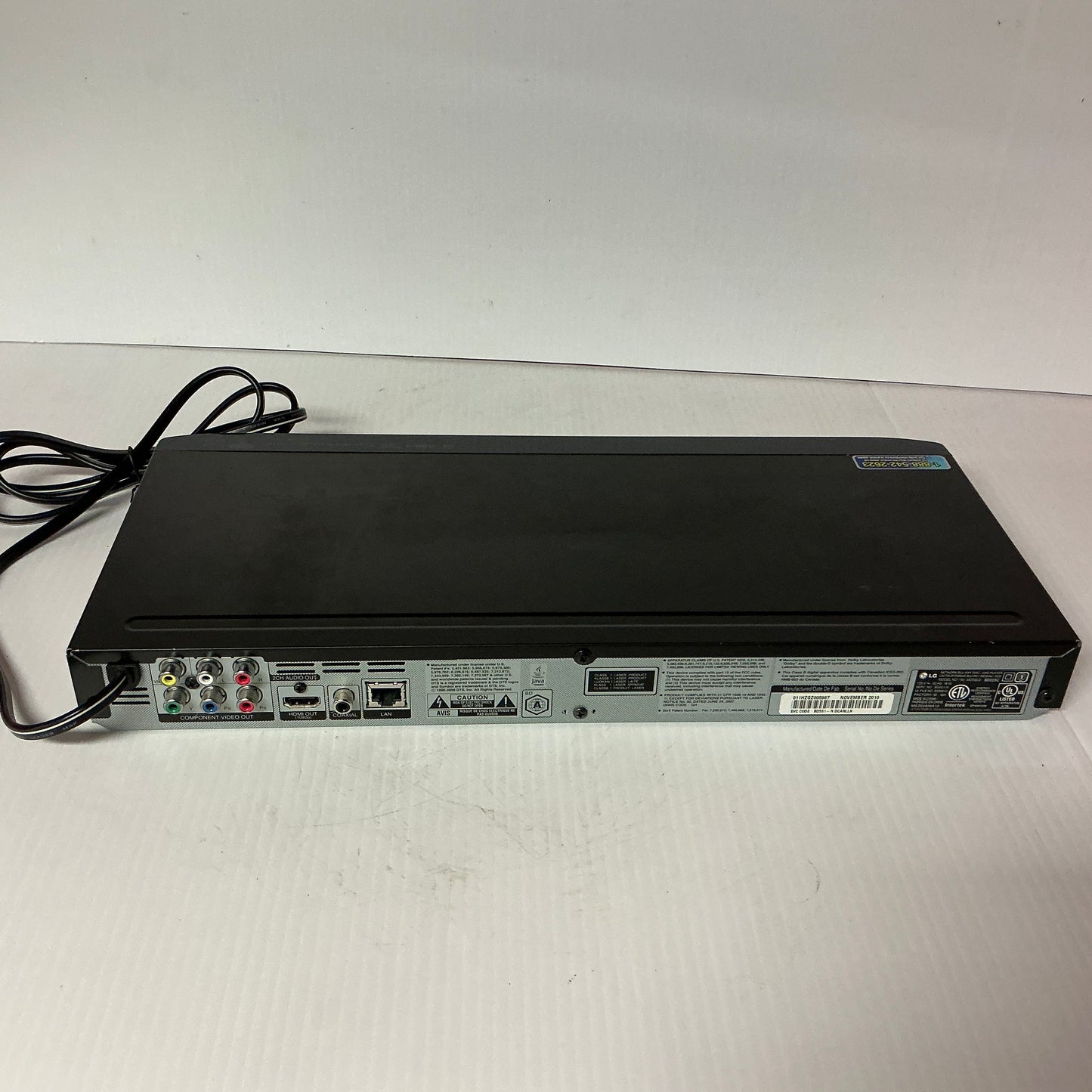 LG BD555C Blu-ray Player