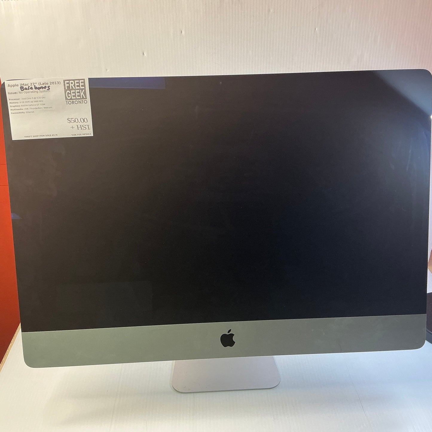 Apple iMac 27” (Late 2013) Barebones