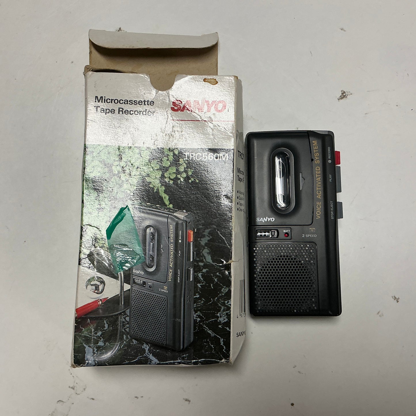 Sanyo Microcassette Tape Recorder
