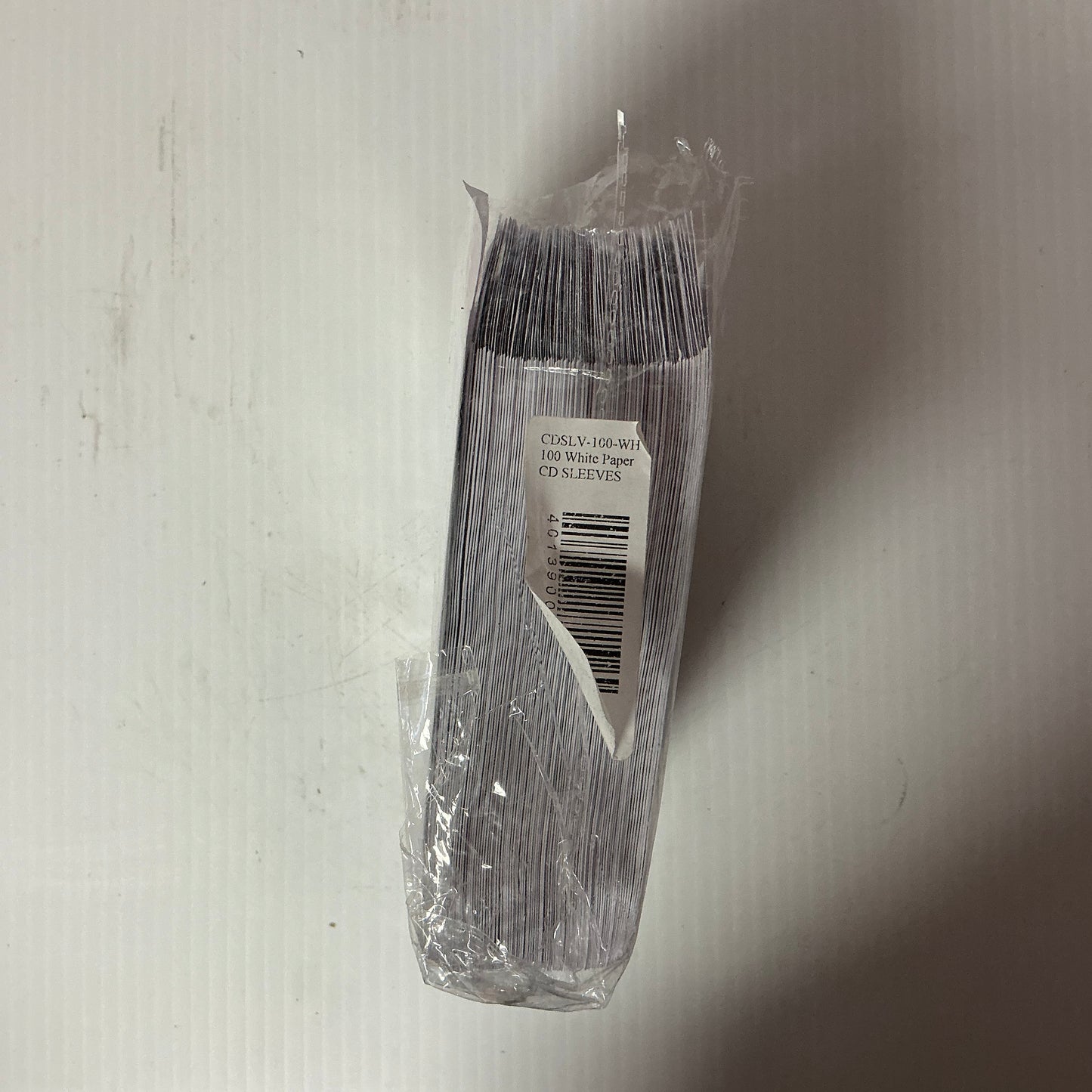 White Paper CD/DVD Sleeves