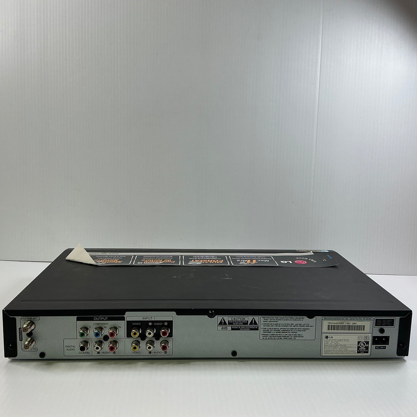 LG LRA-850 DVD Recoder