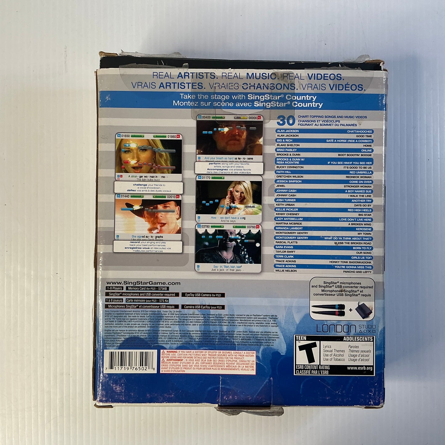 Playstation 2 Sing Star Country