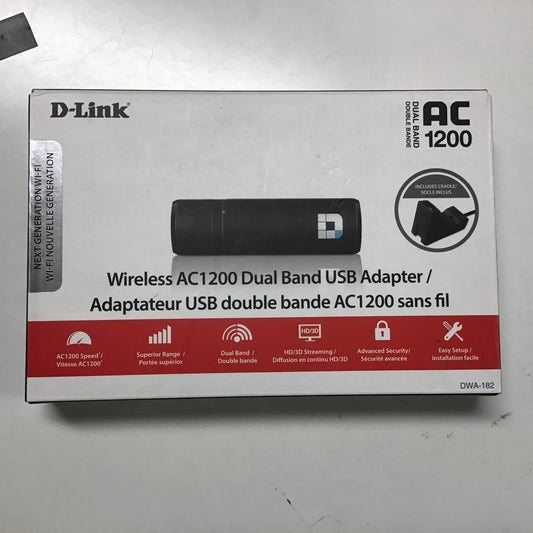 D-Link Wireless AC1200 Dual Band USB Adapter