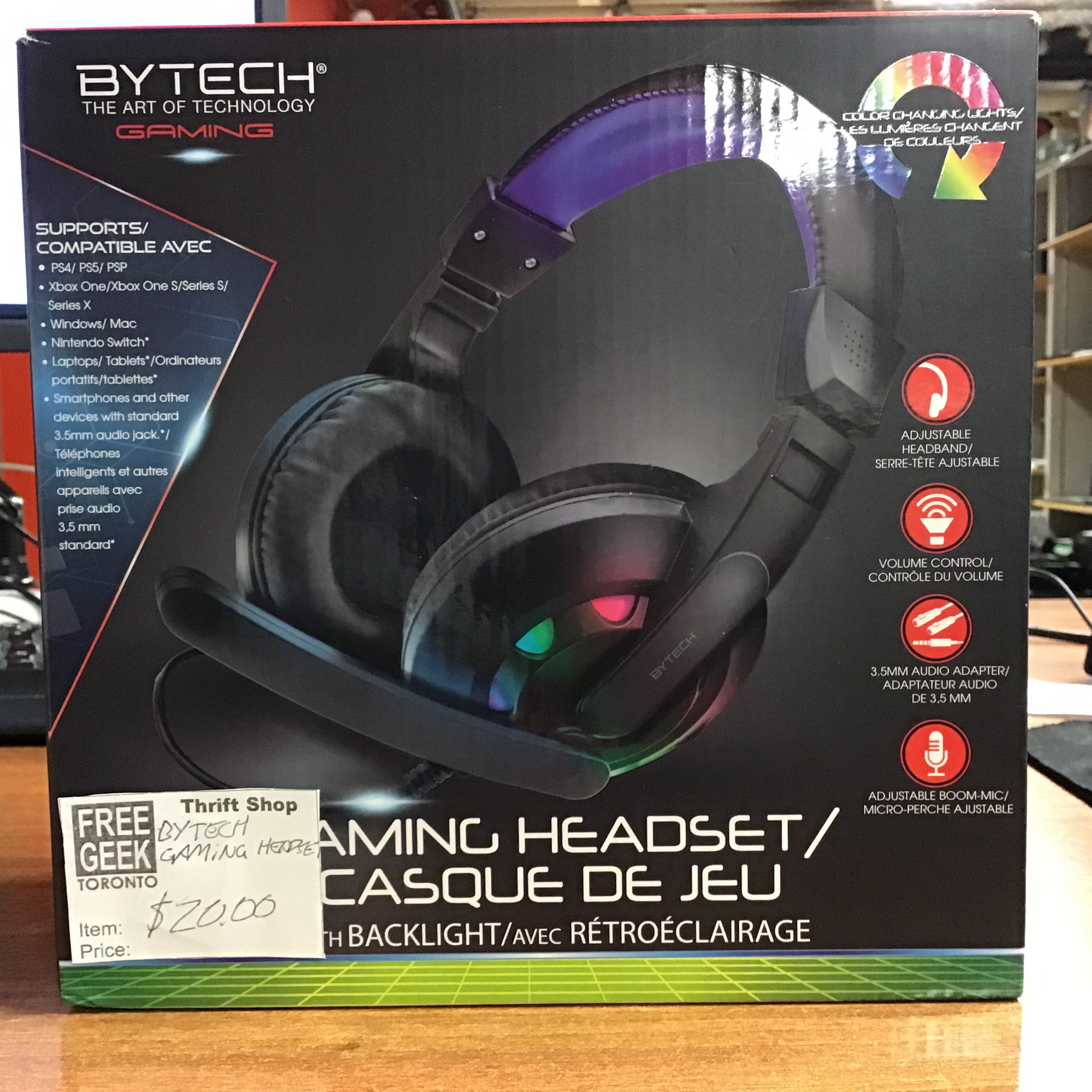 BYTECH Gaming Headset with Backlight – Free Geek Toronto