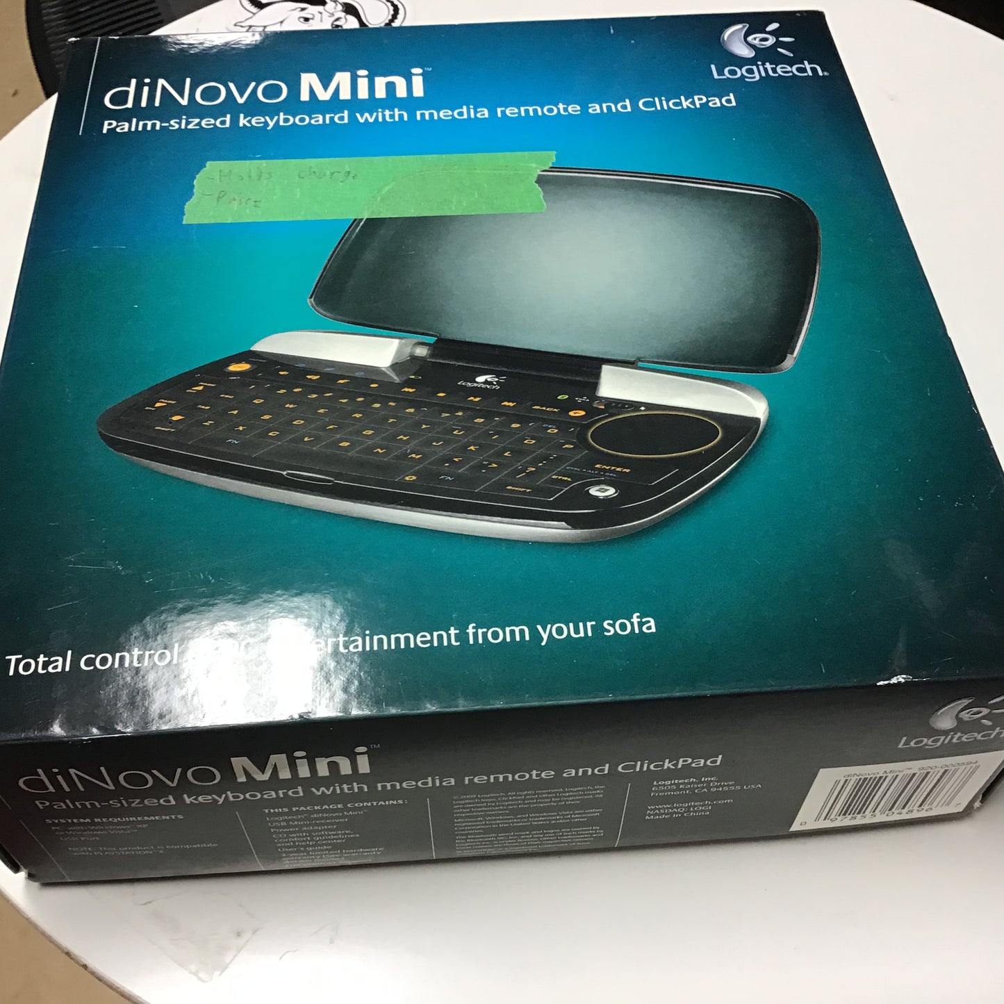 Logitech diNovo Mini Palm-Sized Wireless Keyboard