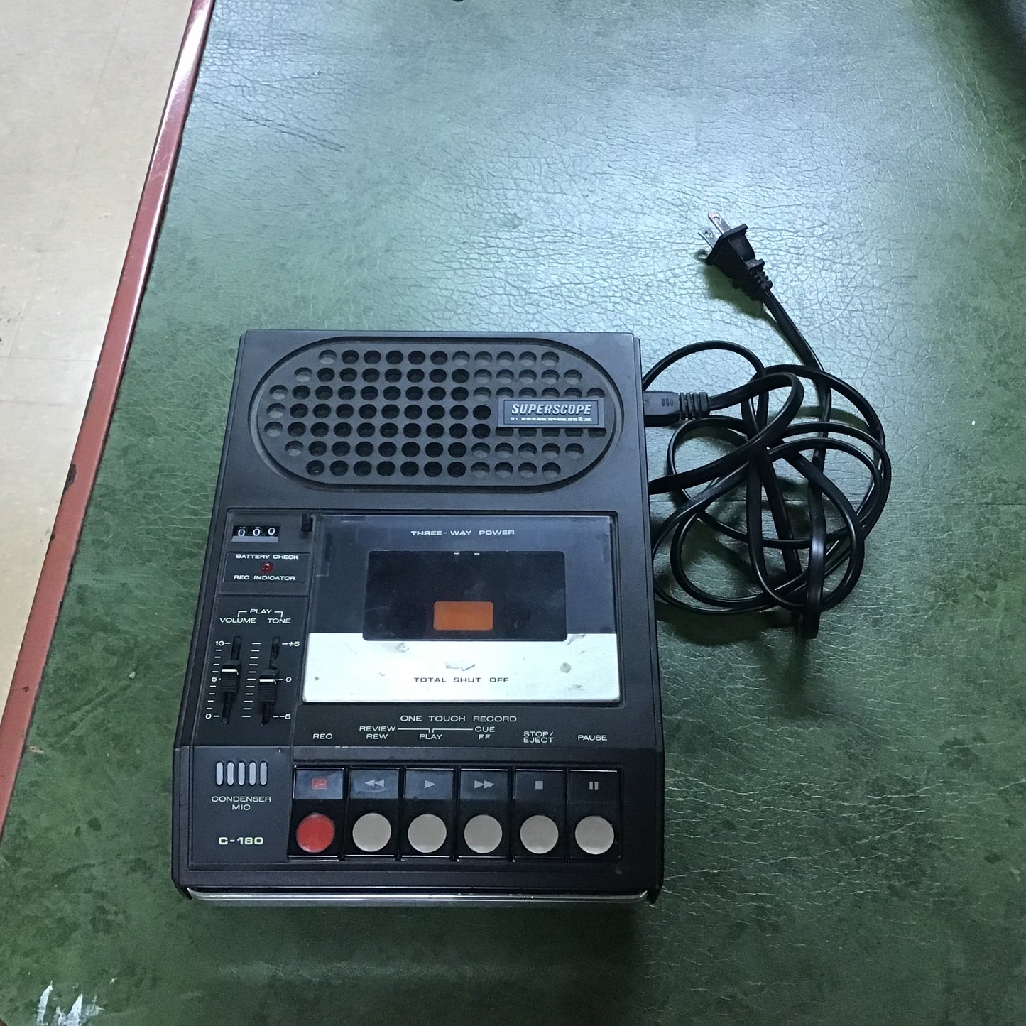 Superscope c-180 Speed Cassette Recorder