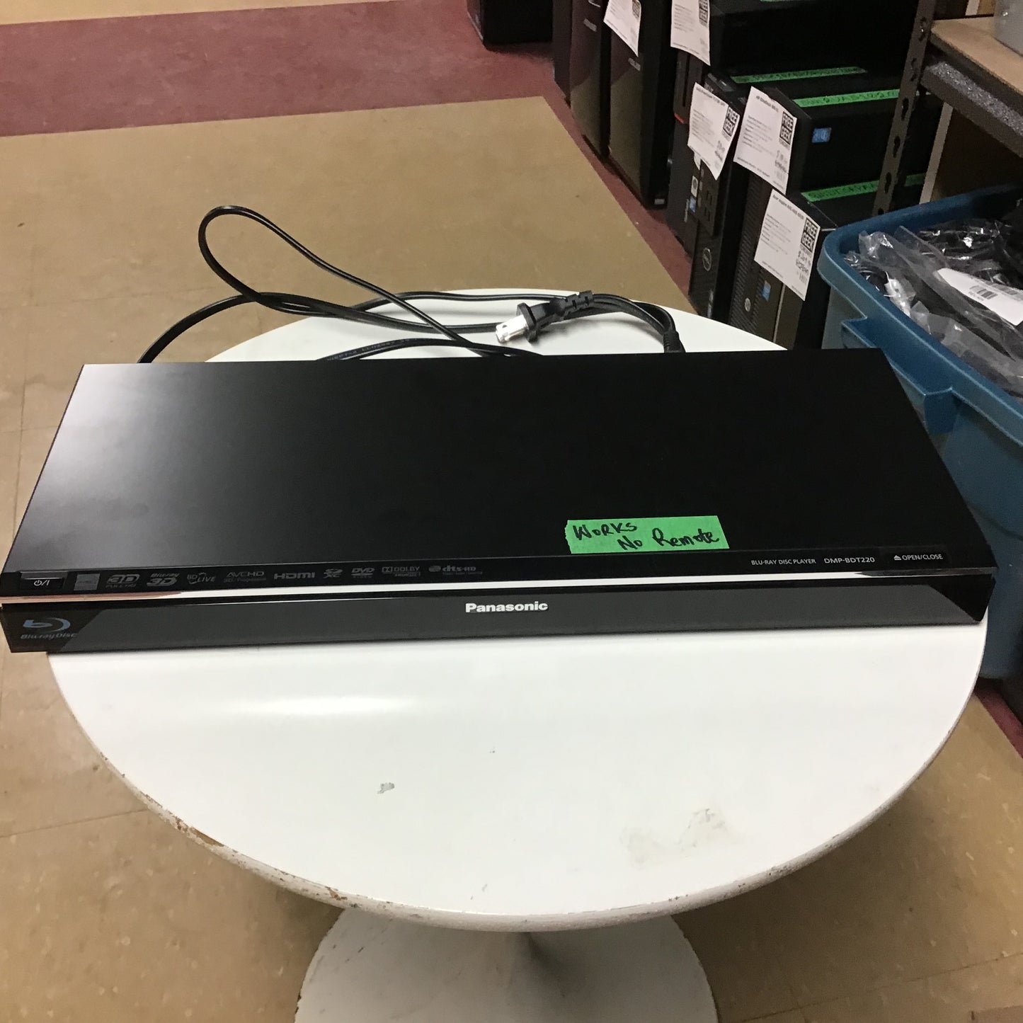 Panasonic Blu-Ray Player (No Remote)