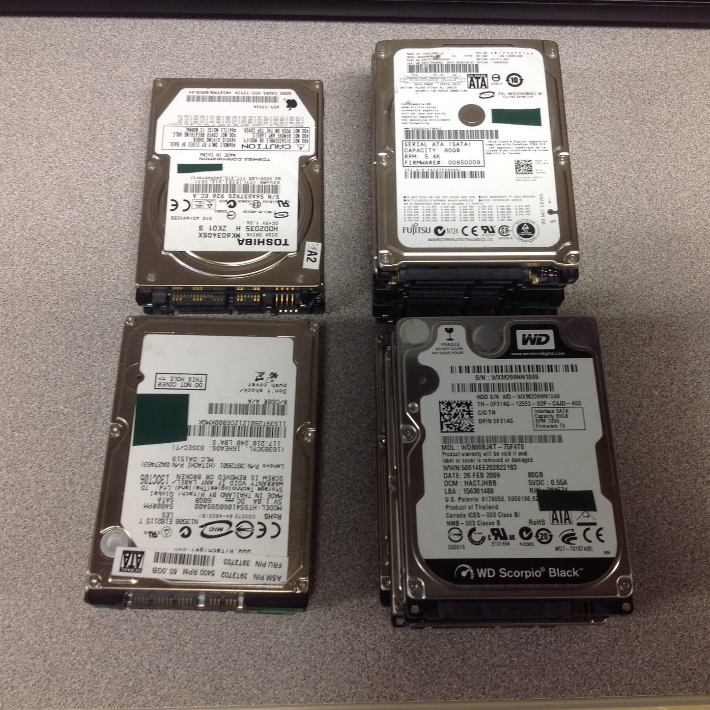 2.5" Laptop Hard Disk Drives HDD
