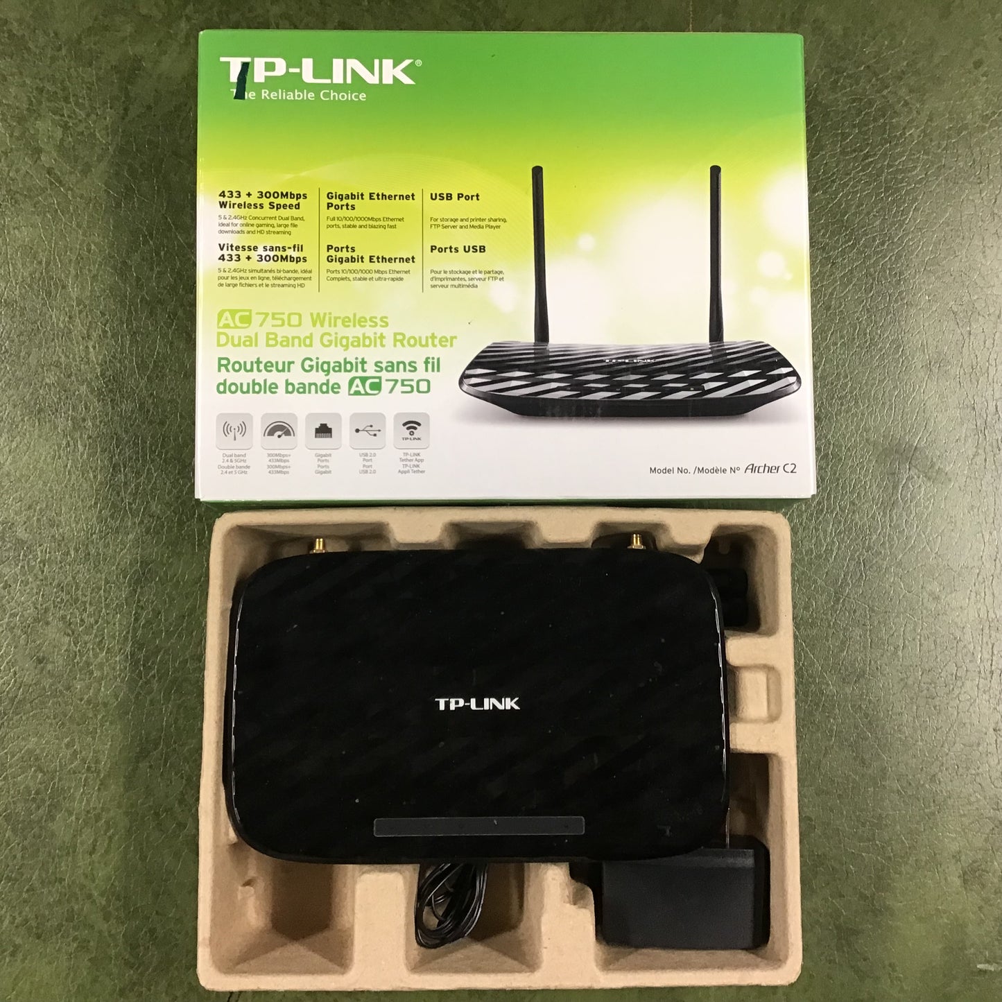 TP-Link AC750 Archer c2 with USB