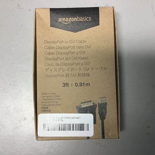 Amazon Basics DisplayPort to DVI Adapter Cable