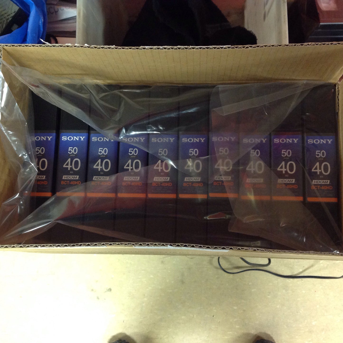 Sony BCT-40HD HDCAM Tapes 10 pack