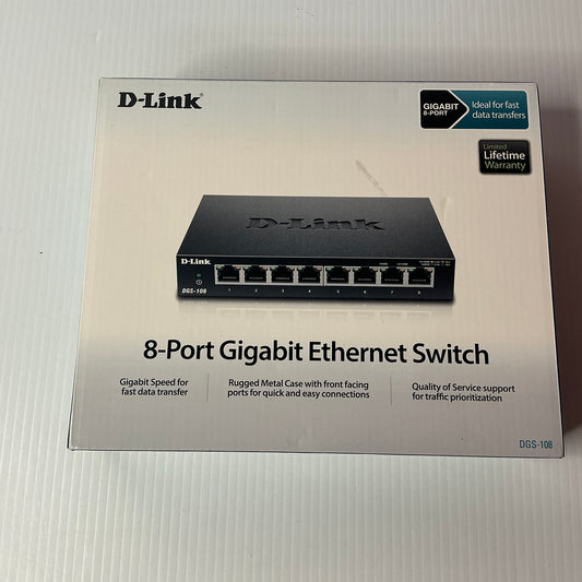 D-Link 8-Port Gigabit Ethernet Switch