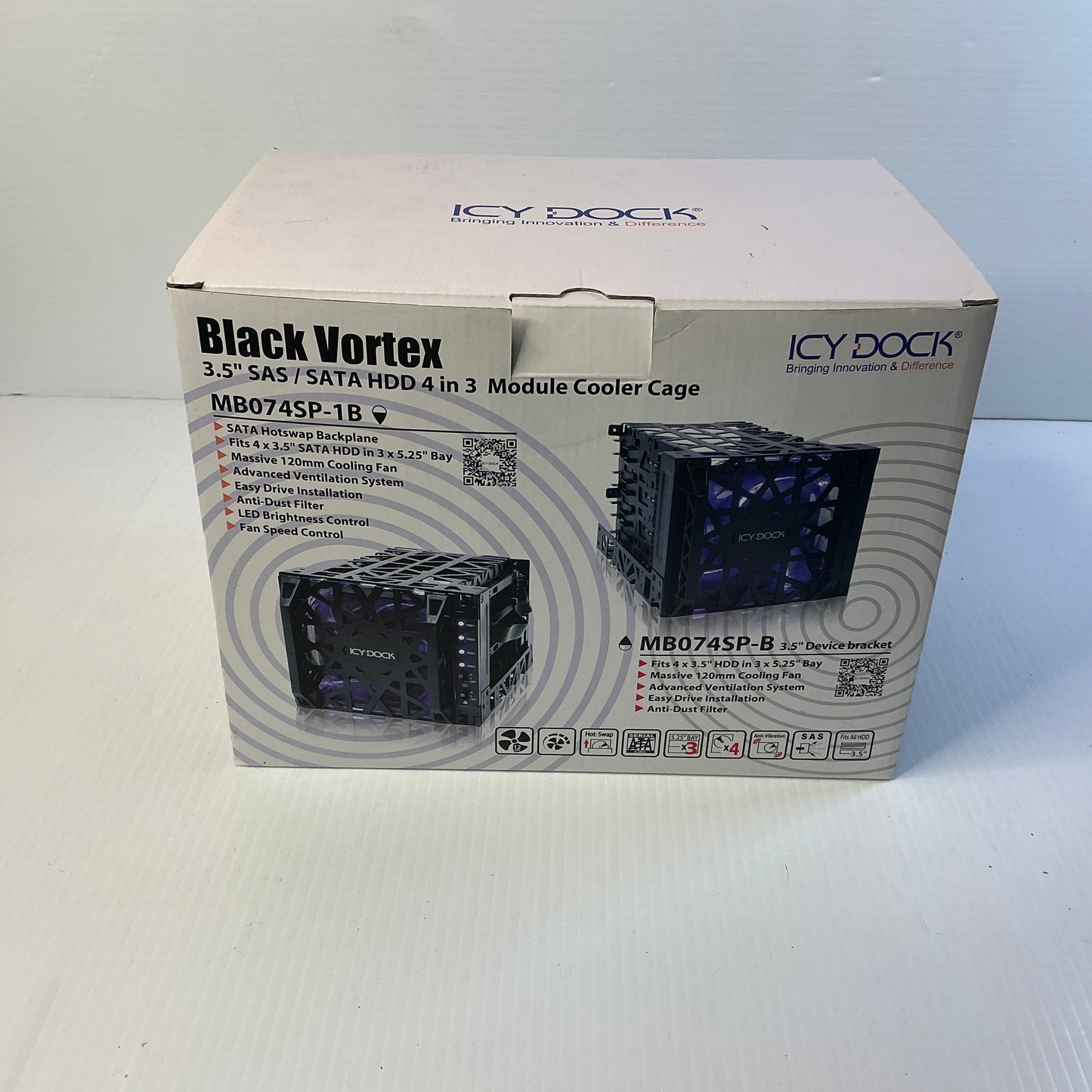 Icy Dock Black Vortex Cooler Cage