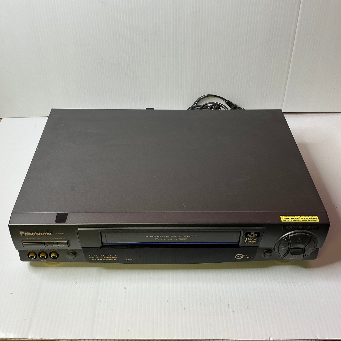 Panasonic PV-S9670 VCR