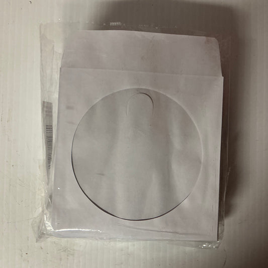 White Paper CD/DVD Sleeves