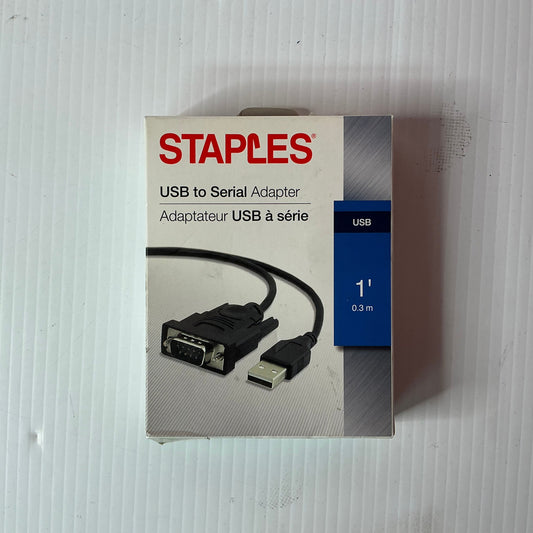 Staples USB to Serial Adapter