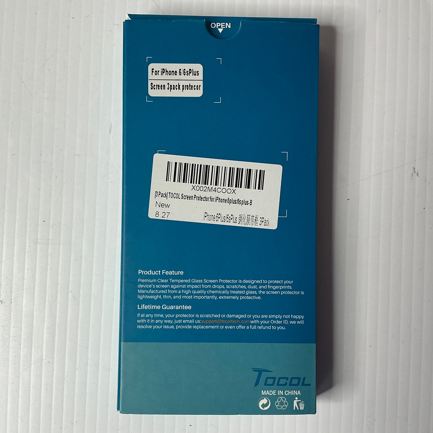 iPhone 6/6s Plus Screen protector Tocol