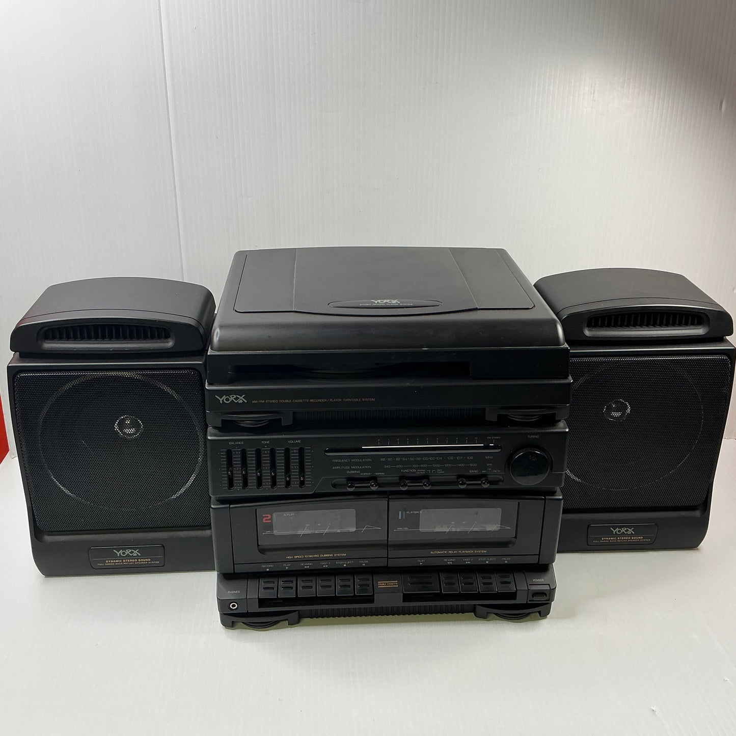 Yorx Stereo Record Player System and Yorx Sound System