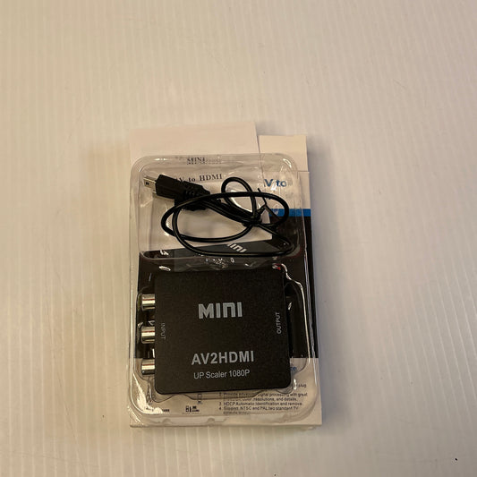 Mini RCA AV to HDTV Converter