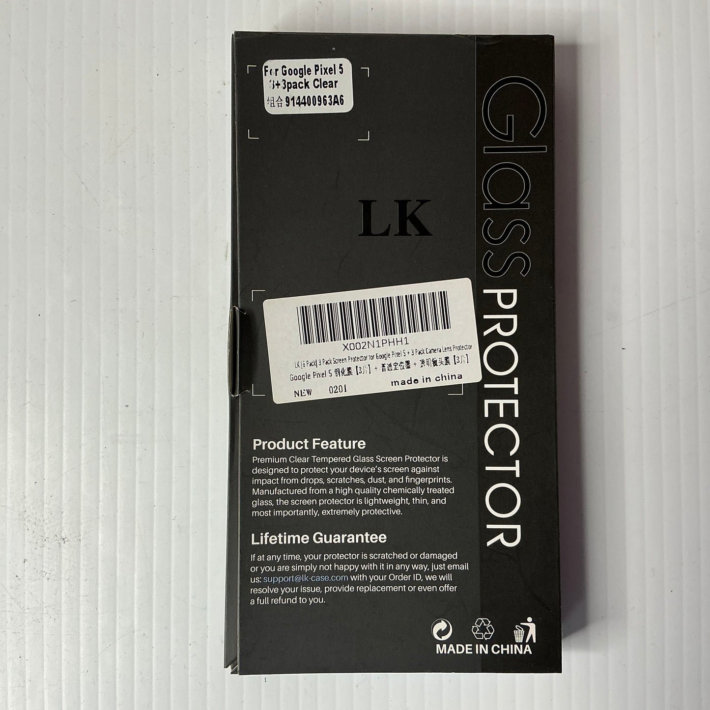 Google Pixel 5 Screen Protector LK
