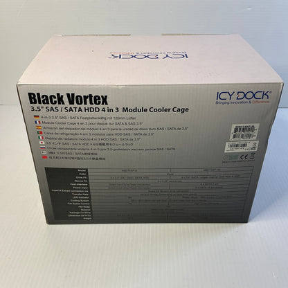 Icy Dock Black Vortex Cooler Cage