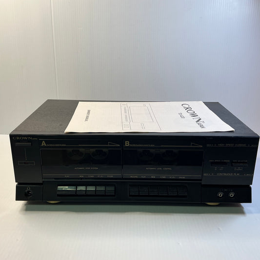 Crown Japan Stereo Cassete Deck Model TD-A20