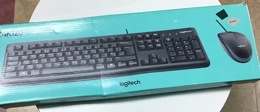 Logitech MK120 Wired Mouse & Keyboard