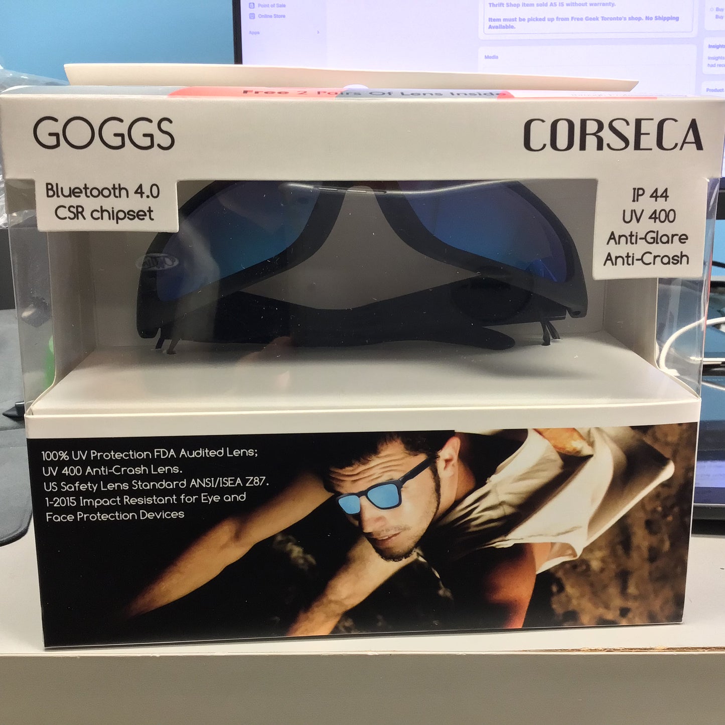Corseca Goggs Bluetooth Sunglasses
