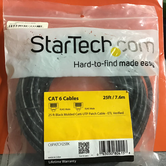 CAT 6 Ethernet Cable 25'