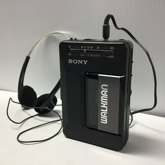 Sony Walkman WM-F2015 FM/AM Cassette + Headphones