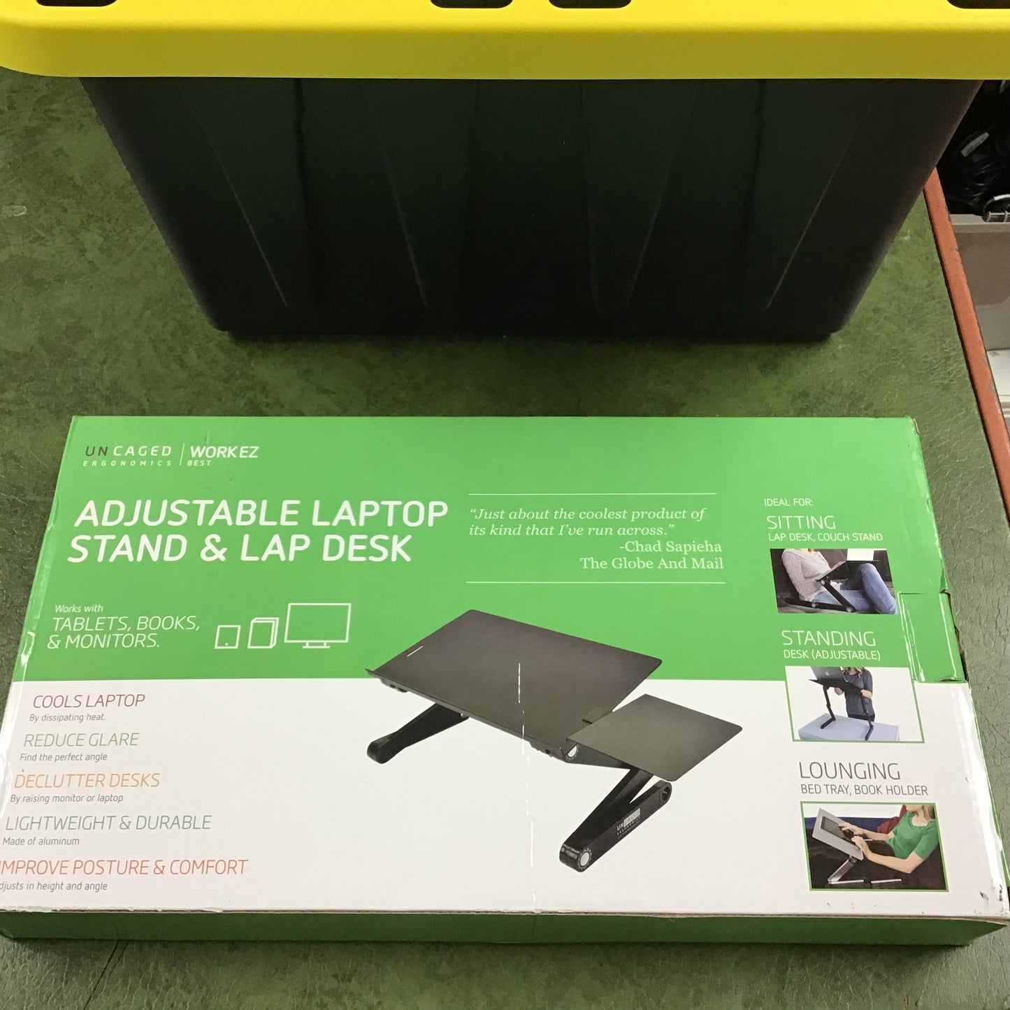 WORKEZ Adjustable Laptop Stand & Lap Desk
