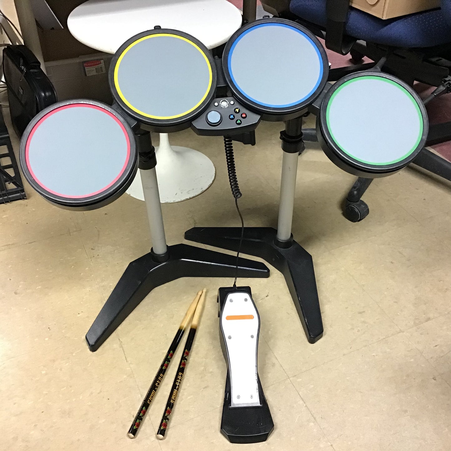 Xbox 360 Rock Band Wired Drum Set