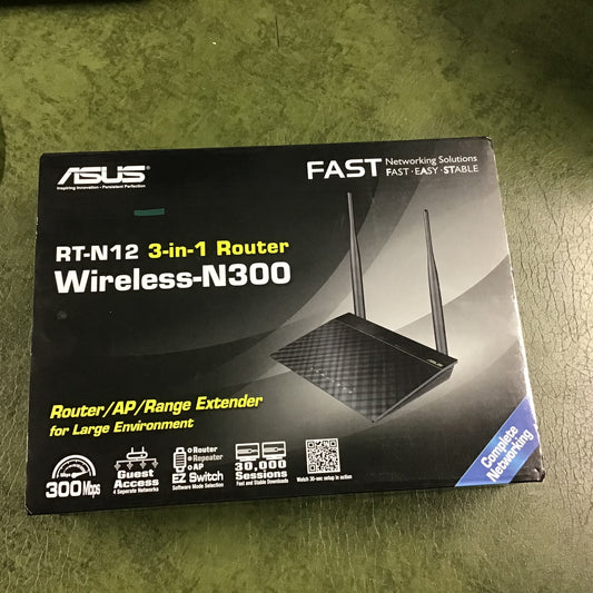 ASUS 3-In-1 Wireless Router (RT-N12)