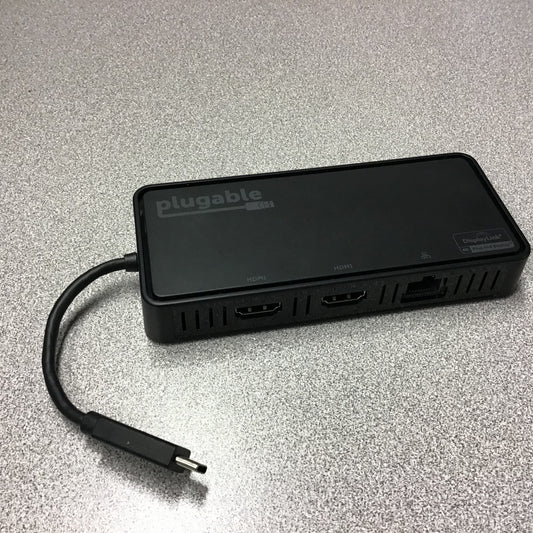 Plugable USB-C Dual 4k HDMI Adapter