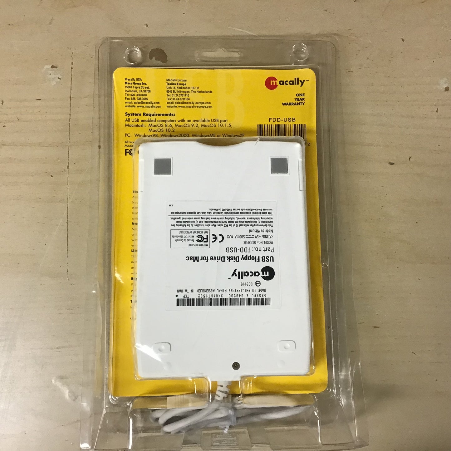 USB 2.0 Slim Floppy Drive Mac & Pc