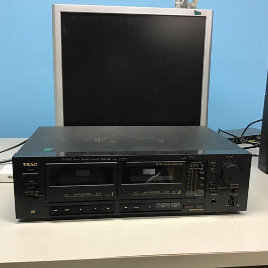 TEAC W-550R Double Cassette Deck