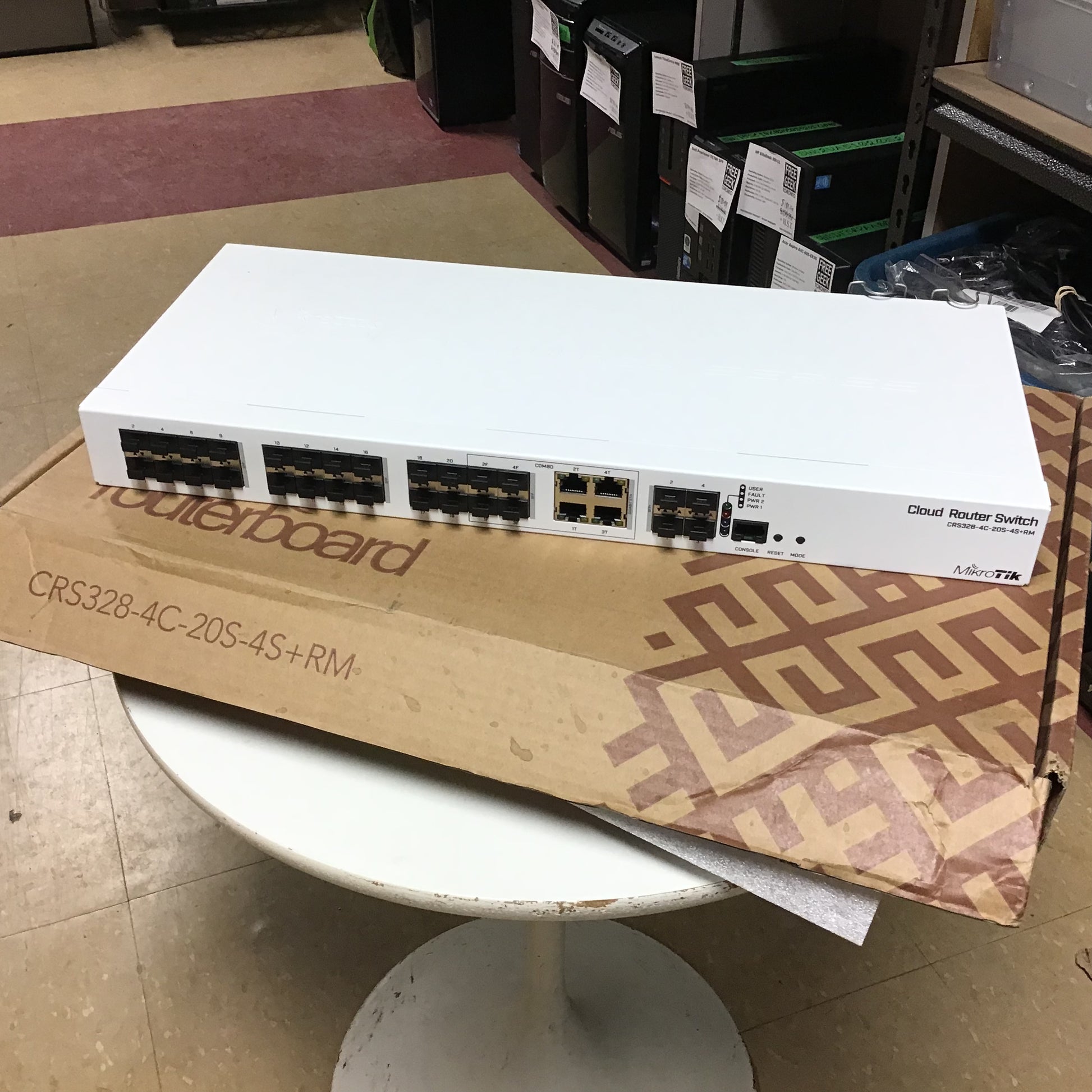 Mikrotik Rack Mount Switch (New, open box) – Free Geek Toronto
