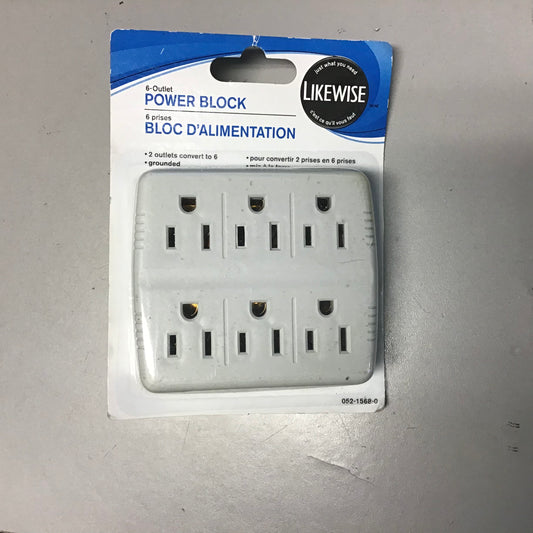 6-Outlet Power Block