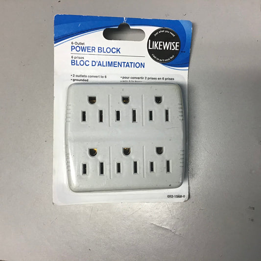 6-Outlet Power Block