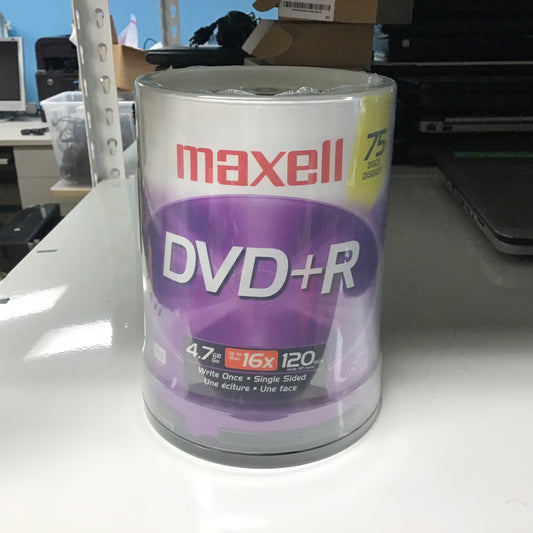 Maxell DVD-R 75Pk 4.7GB 16x 120 Minute