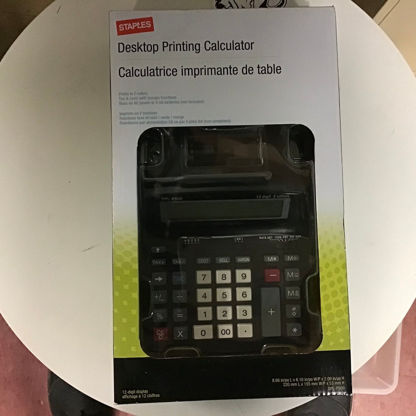 Staples SPL-P500 Desktop Printing Calculator