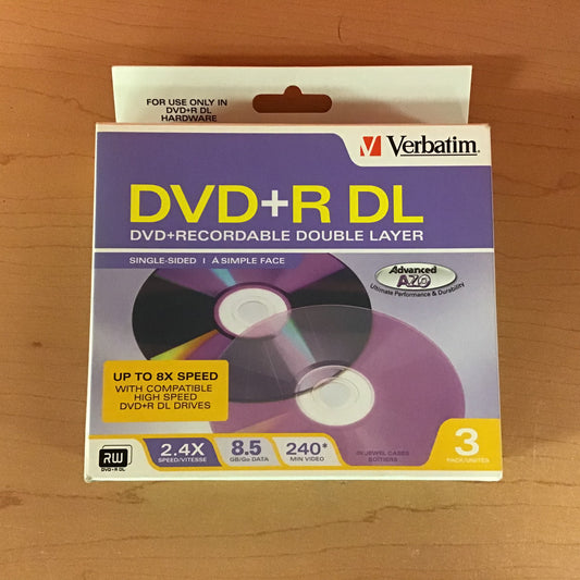 Verbatim DVD+R DL 3 Discs