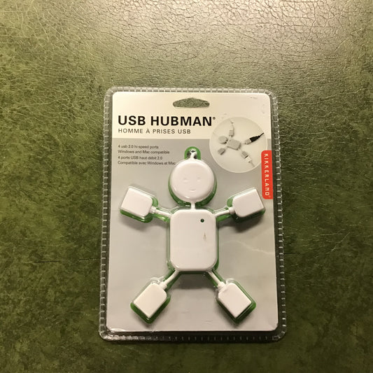 Kikkerland 4-Port USB HUBMan