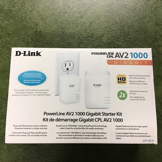 D-Link PowerLine AV2 1000 Gigabit