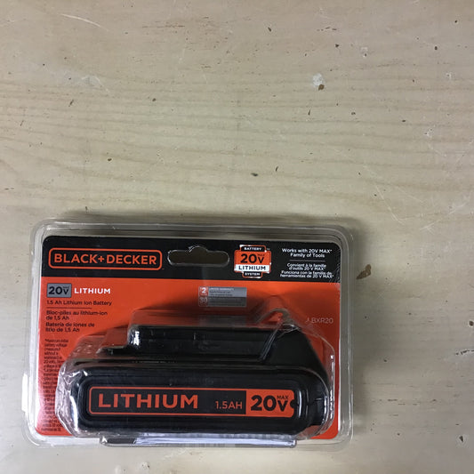 BLACK+DECKER LBXR20 Lithium Battery
