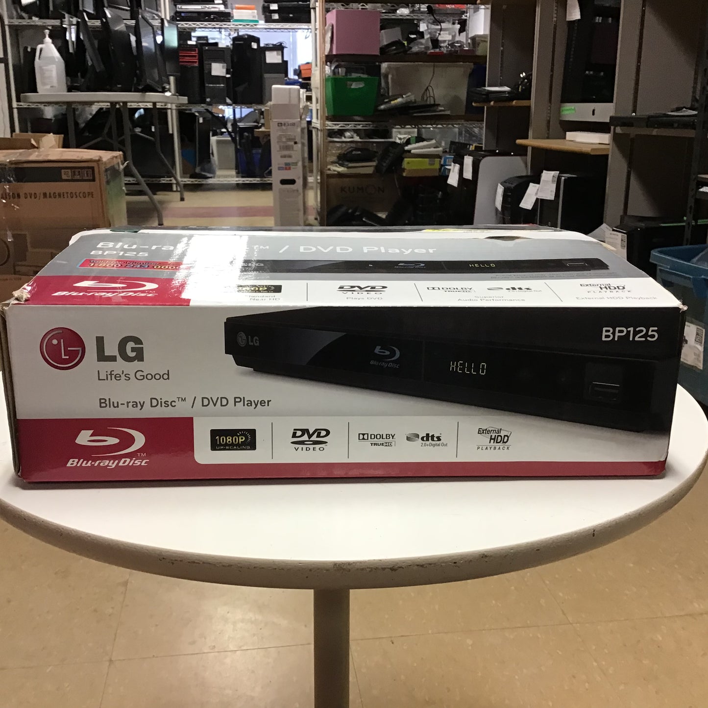 LG BP125 Blu-ray Disk/DVD Player