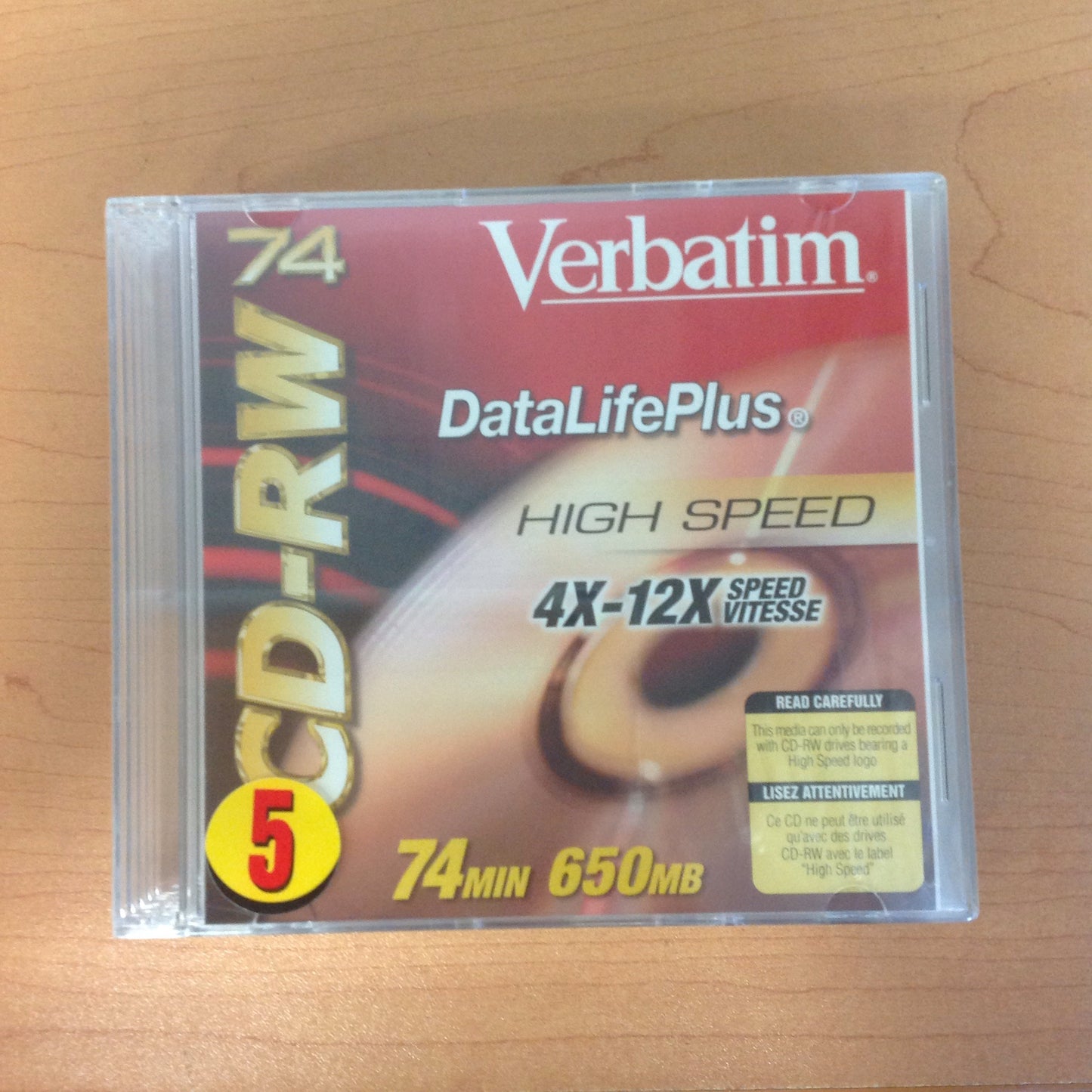 Verbatim CD-RW 5 Disks